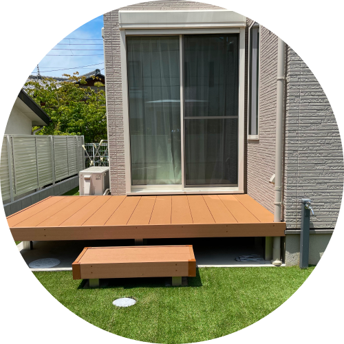 ウッドデッキ写真