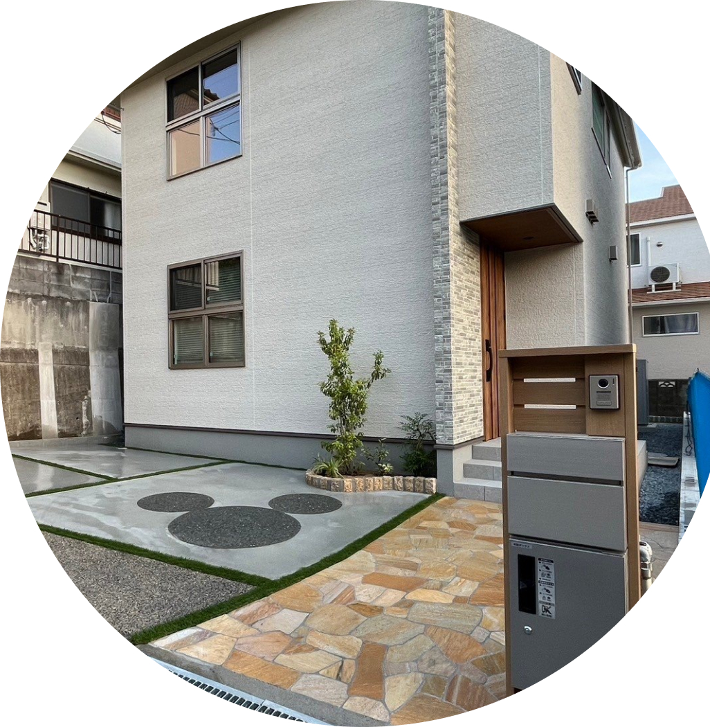 新築外構の写真